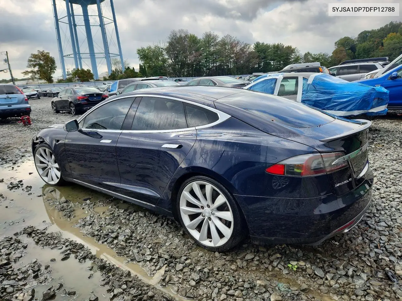 2013 TESLA MODEL S VIN 5YJSA1DP7DFP12788 — фото 2