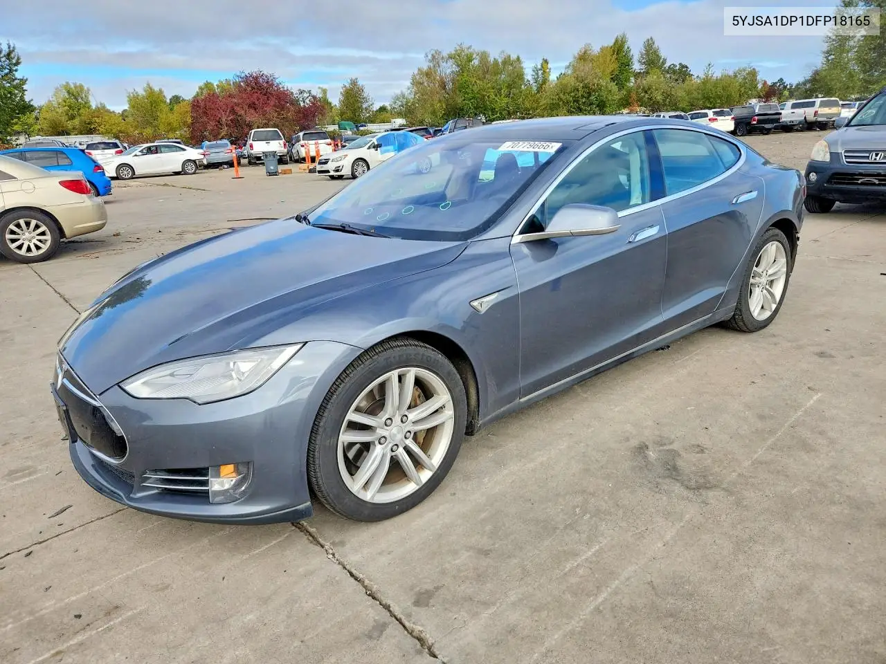 TESLA MODEL S 2013, VIN 5YJSA1DP1DFP18165