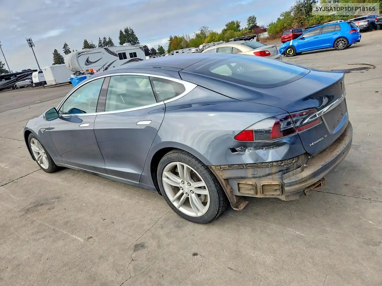 2013 TESLA MODEL S VIN 5YJSA1DP1DFP18165 — фото 2