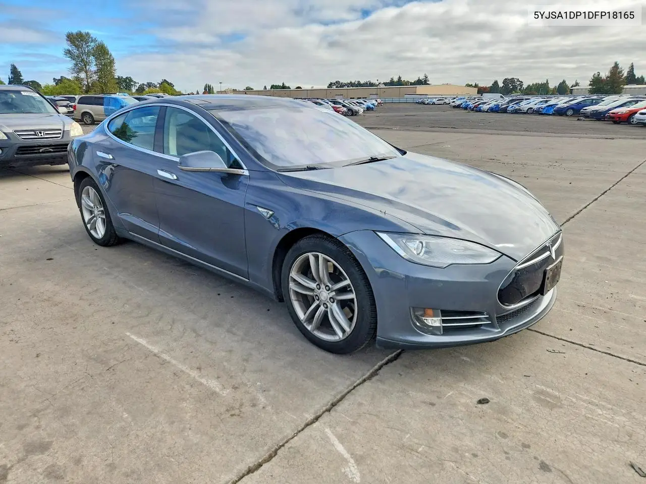 2013 TESLA MODEL S VIN 5YJSA1DP1DFP18165 — фото 4