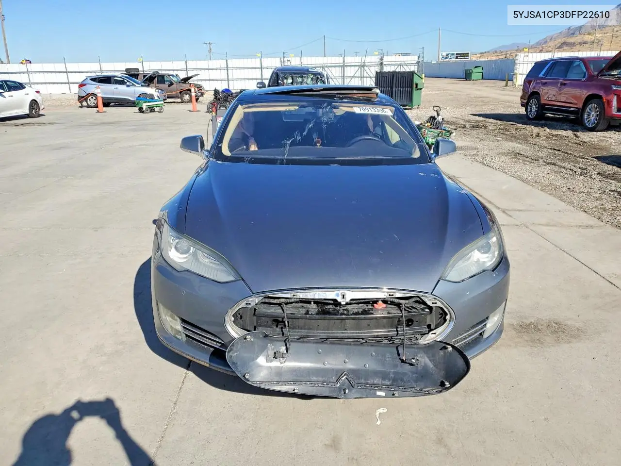 2013 TESLA MODEL S VIN 5YJSA1CP3DFP22610 — фото 5