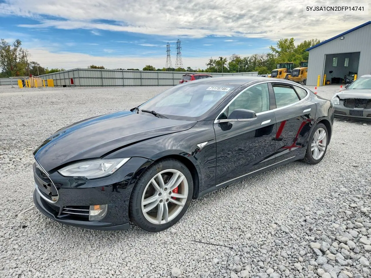 TESLA MODEL S 2013, VIN 5YJSA1CN2DFP14741