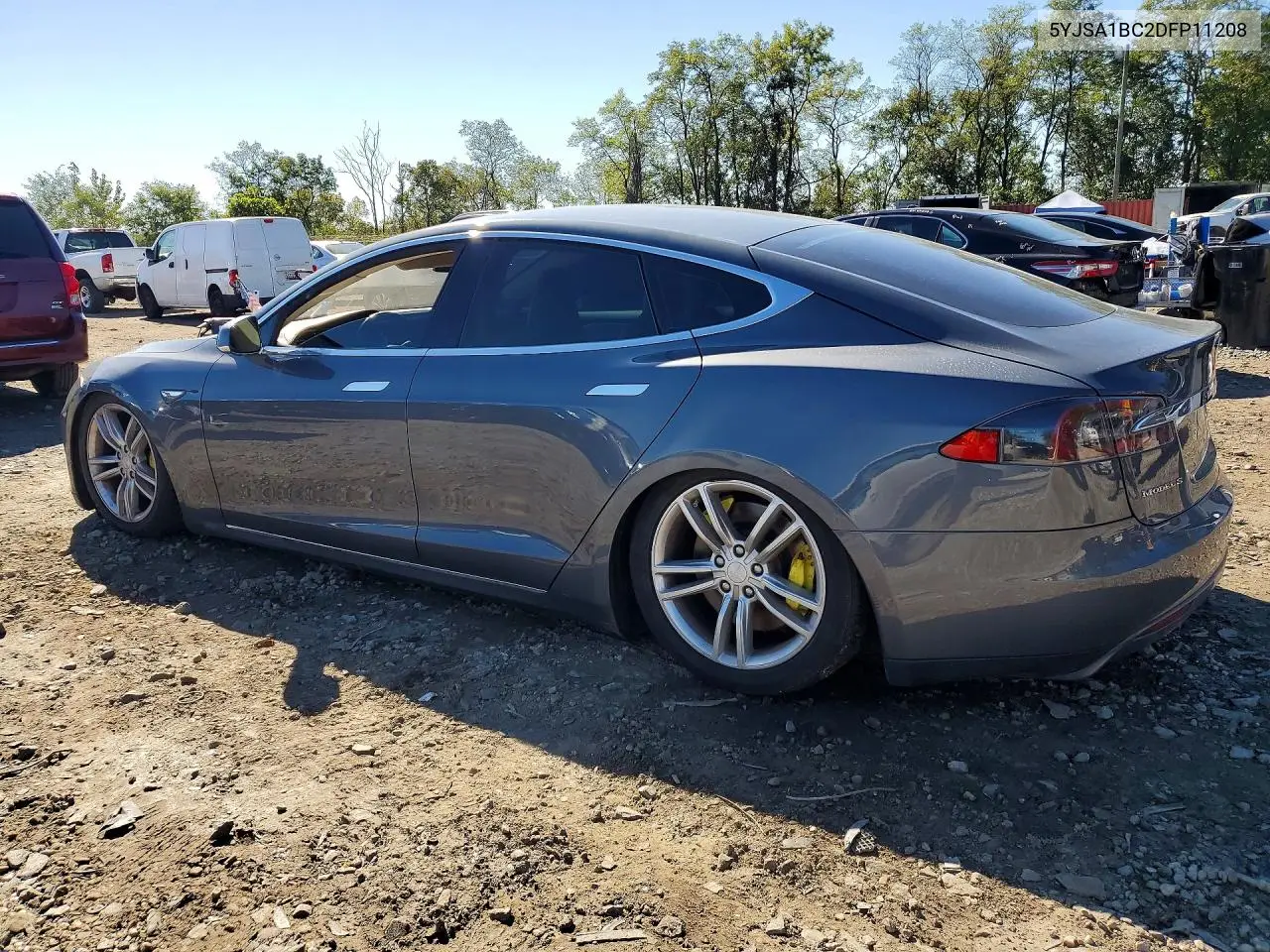 2013 TESLA MODEL S VIN 5YJSA1BC2DFP11208 — фото 2