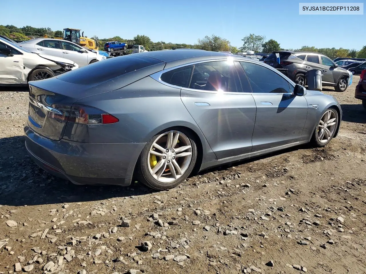 2013 TESLA MODEL S VIN 5YJSA1BC2DFP11208 — фото 3