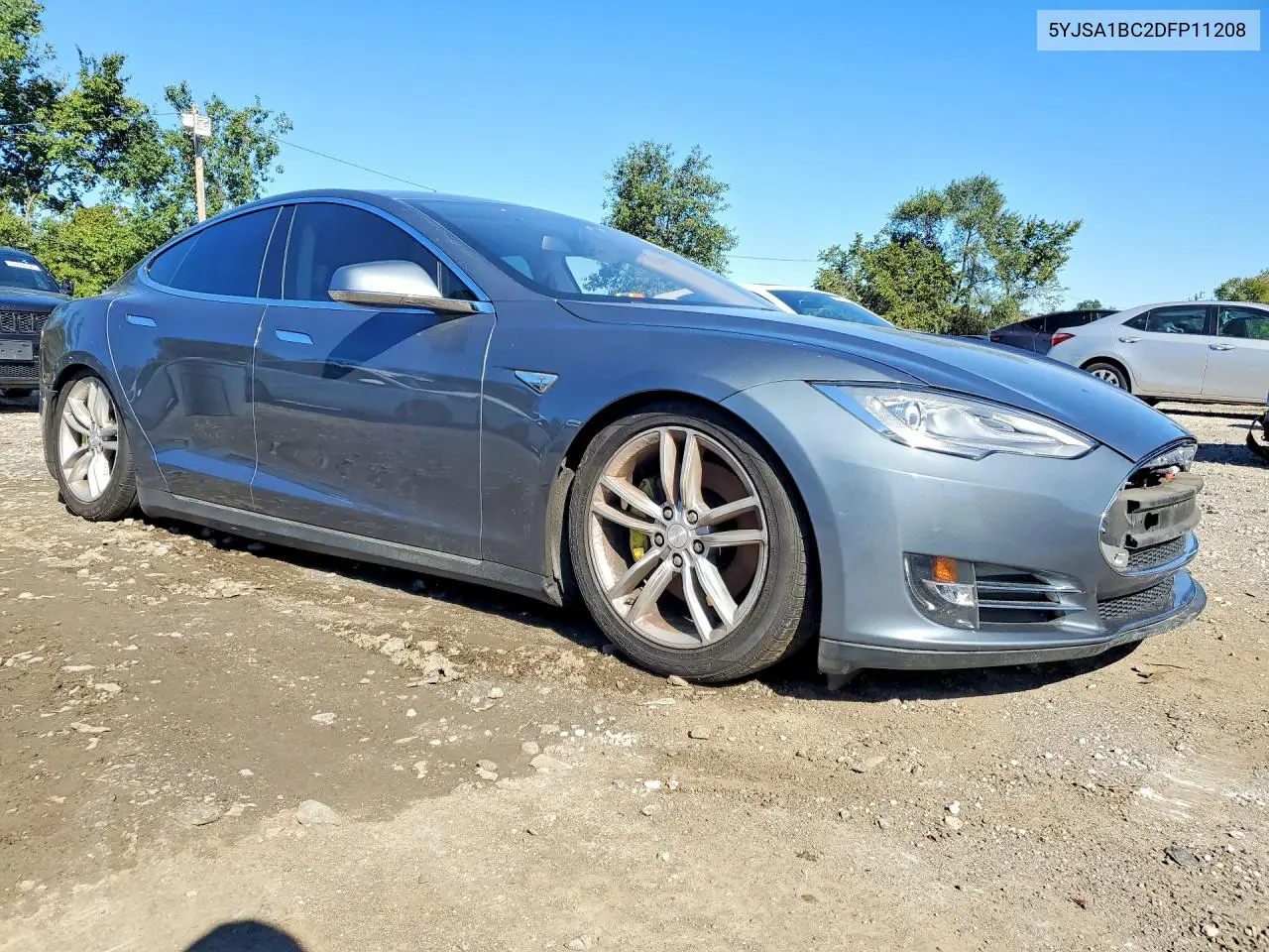 2013 TESLA MODEL S VIN 5YJSA1BC2DFP11208 — фото 4