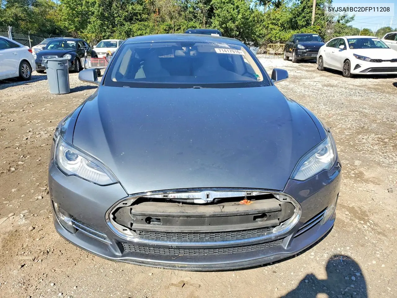 2013 TESLA MODEL S VIN 5YJSA1BC2DFP11208 — фото 5