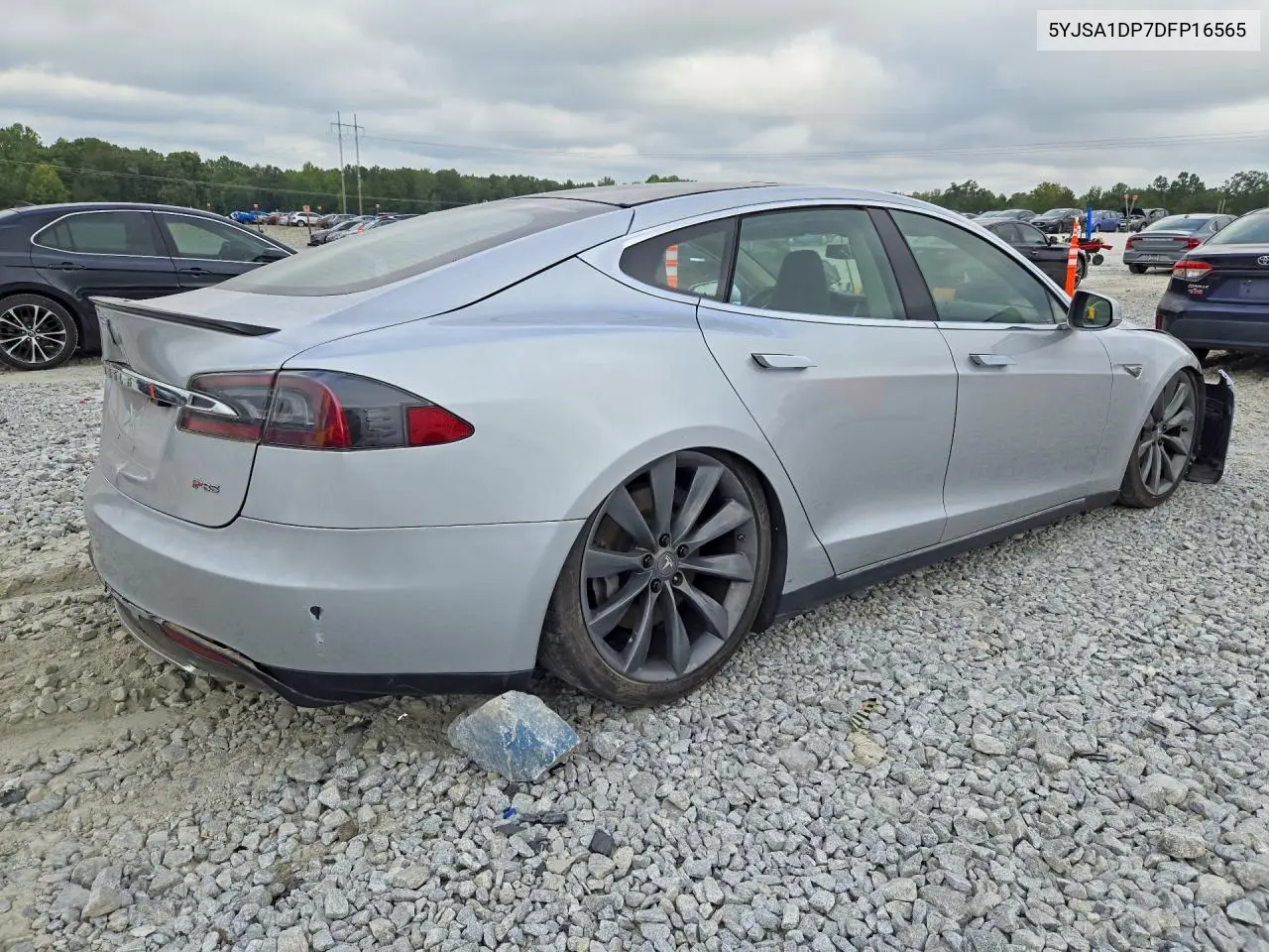 2013 TESLA MODEL S VIN 5YJSA1DP7DFP16565 — фото 3