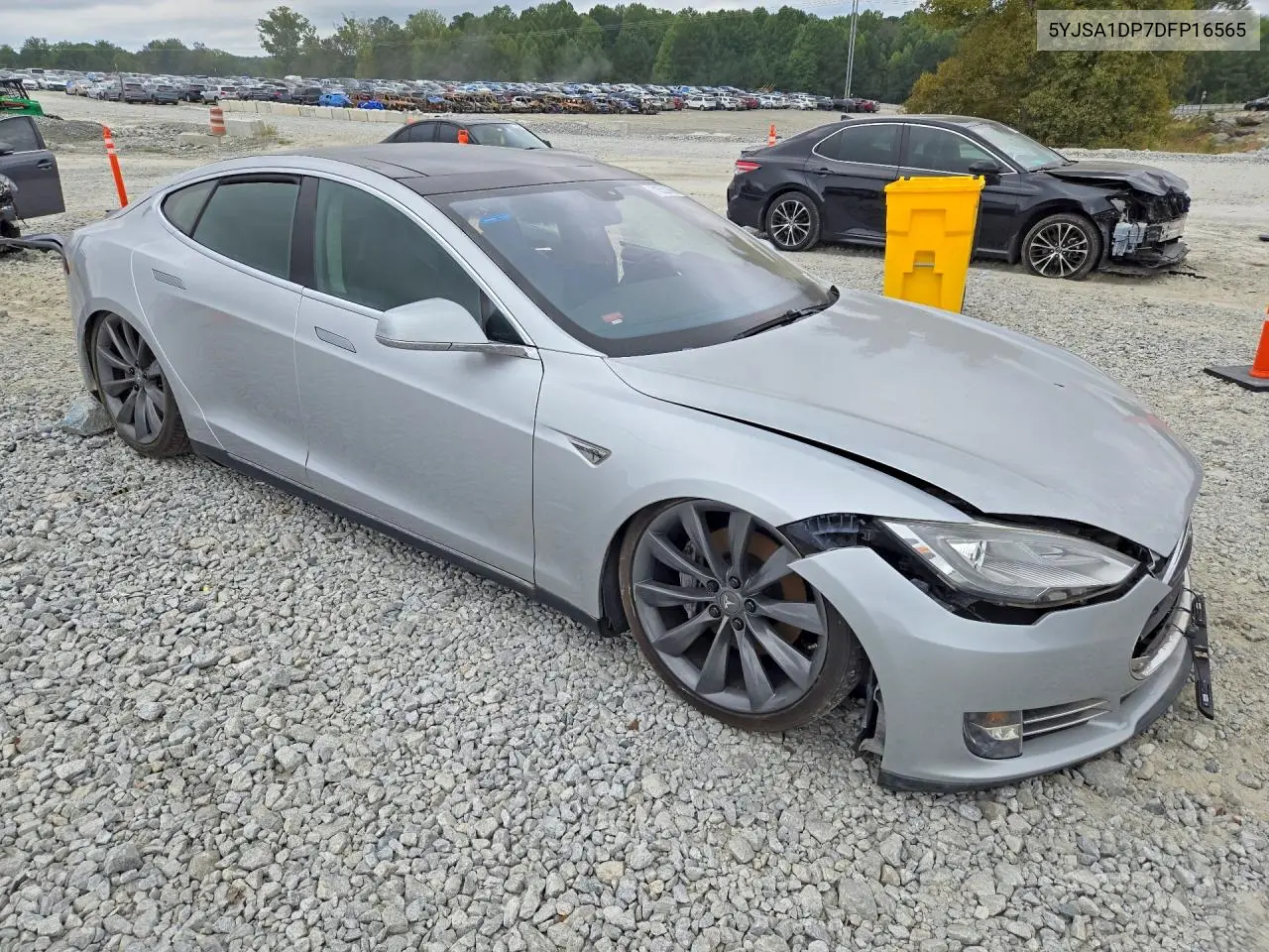 2013 TESLA MODEL S VIN 5YJSA1DP7DFP16565 — фото 4