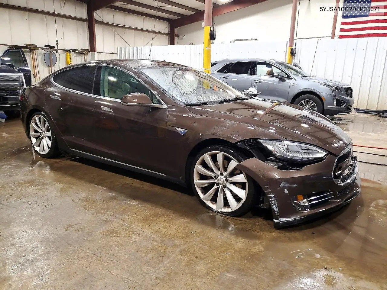 2013 TESLA MODEL S VIN 5YJSA1CG2DFP05071 — фото 4