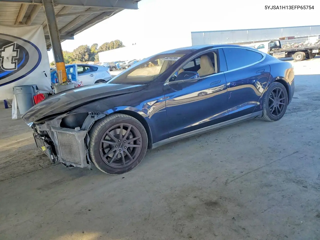 TESLA MODEL S 2014, VIN 5YJSA1H13EFP65754