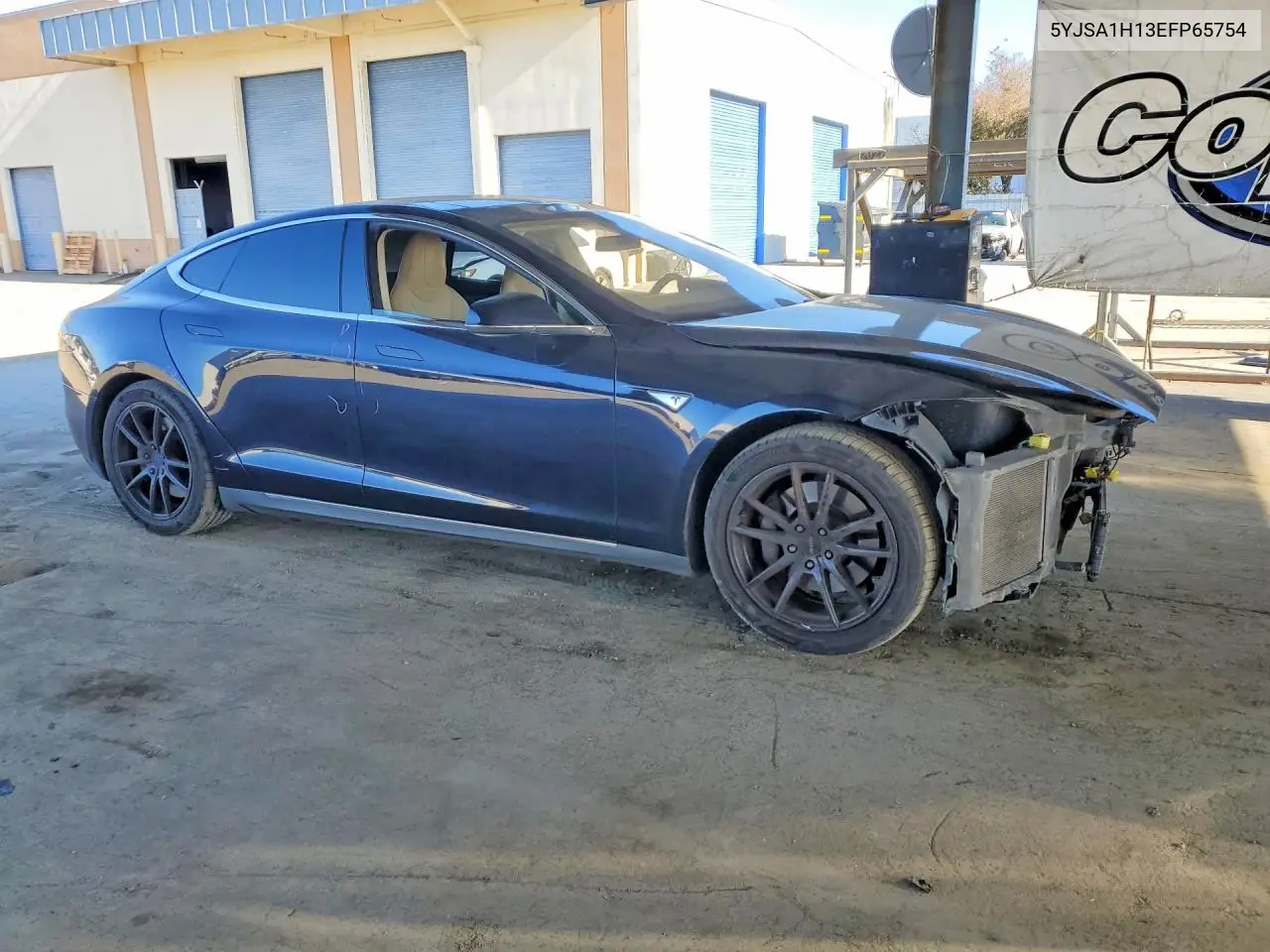 2014 TESLA MODEL S VIN 5YJSA1H13EFP65754 — фото 4