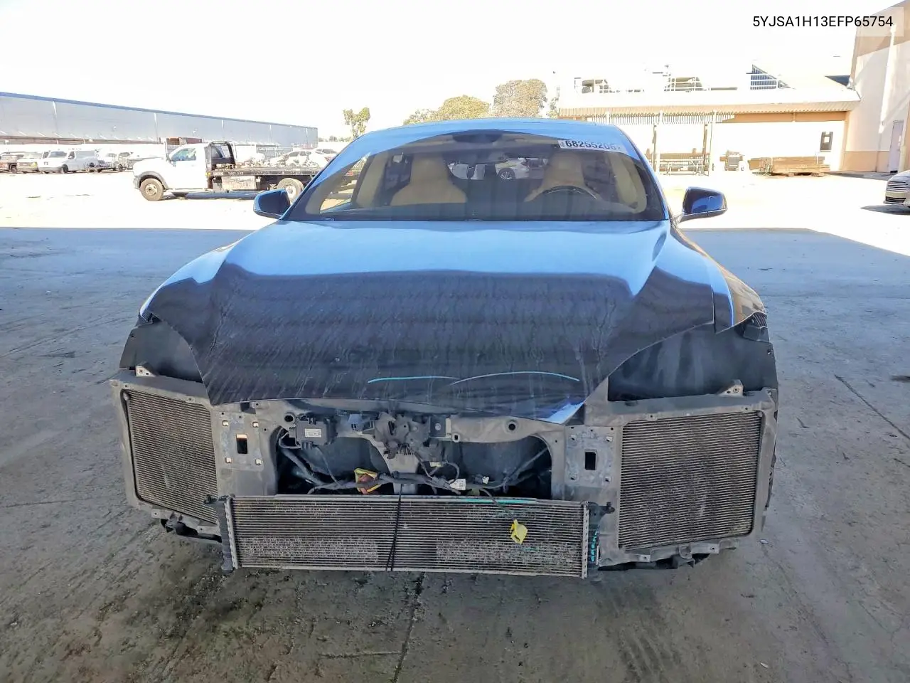 2014 TESLA MODEL S VIN 5YJSA1H13EFP65754 — фото 5