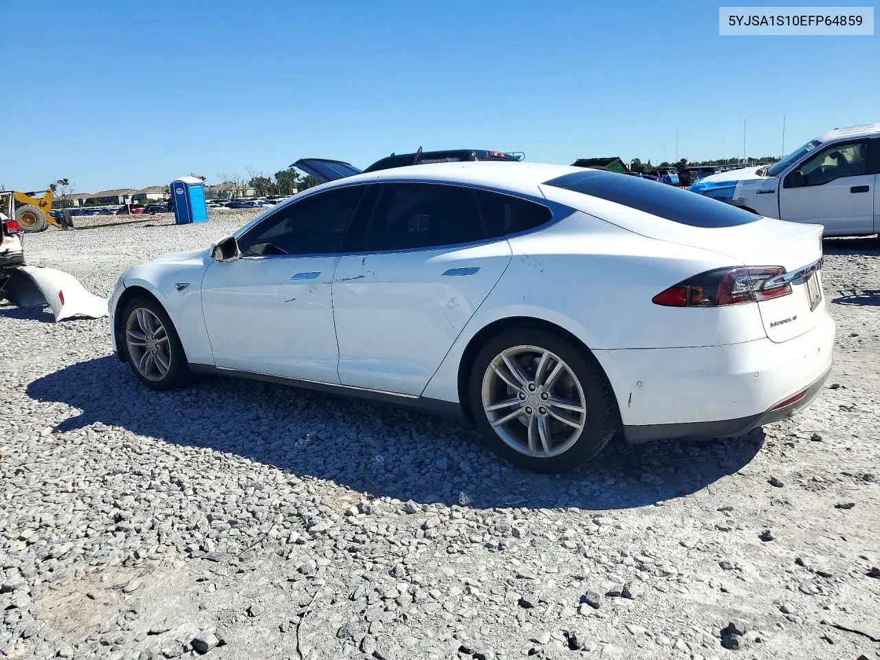 2014 TESLA MODEL S VIN 5YJSA1S10EFP64859 — фото 2