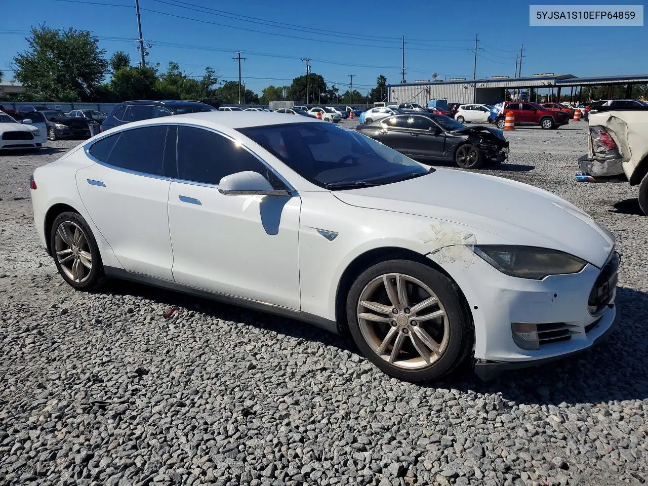 2014 TESLA MODEL S VIN 5YJSA1S10EFP64859 — фото 4