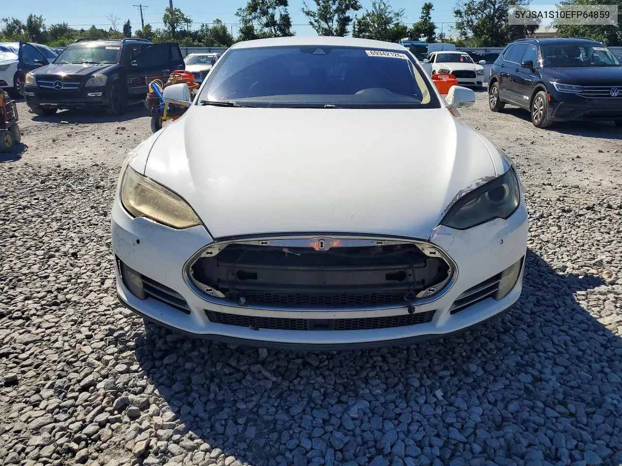 2014 TESLA MODEL S VIN 5YJSA1S10EFP64859 — фото 5