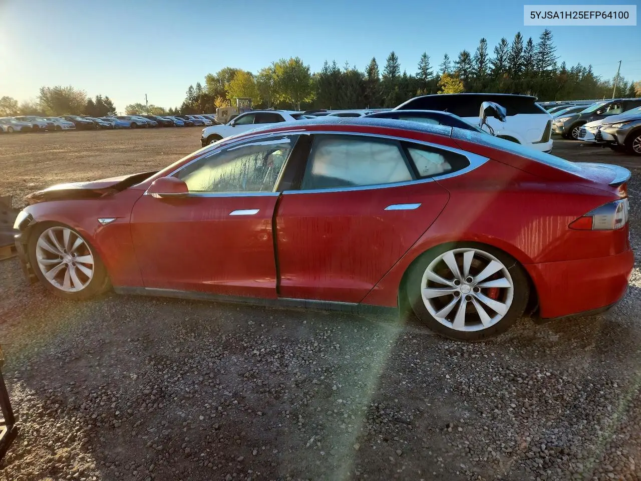 2014 TESLA MODEL S VIN 5YJSA1H25EFP64100 — фото 2