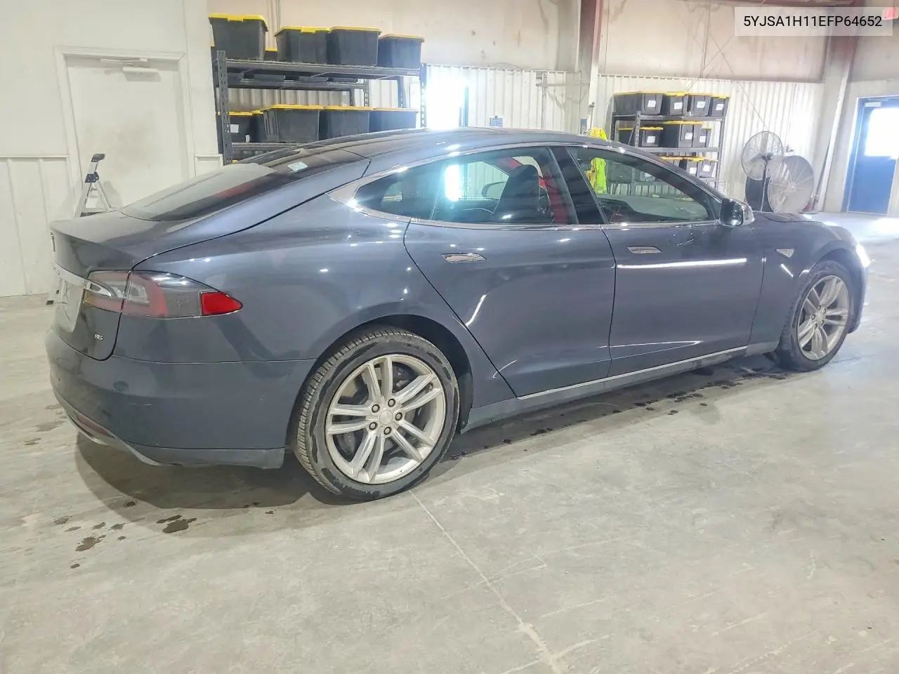 2014 TESLA MODEL S VIN 5YJSA1H11EFP64652 — фото 3