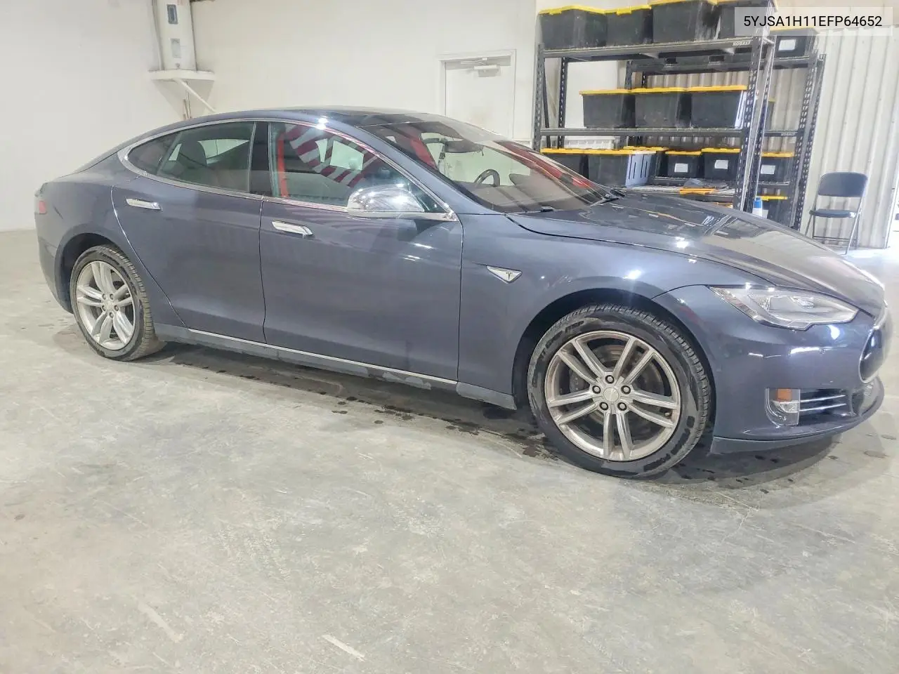 2014 TESLA MODEL S VIN 5YJSA1H11EFP64652 — фото 4