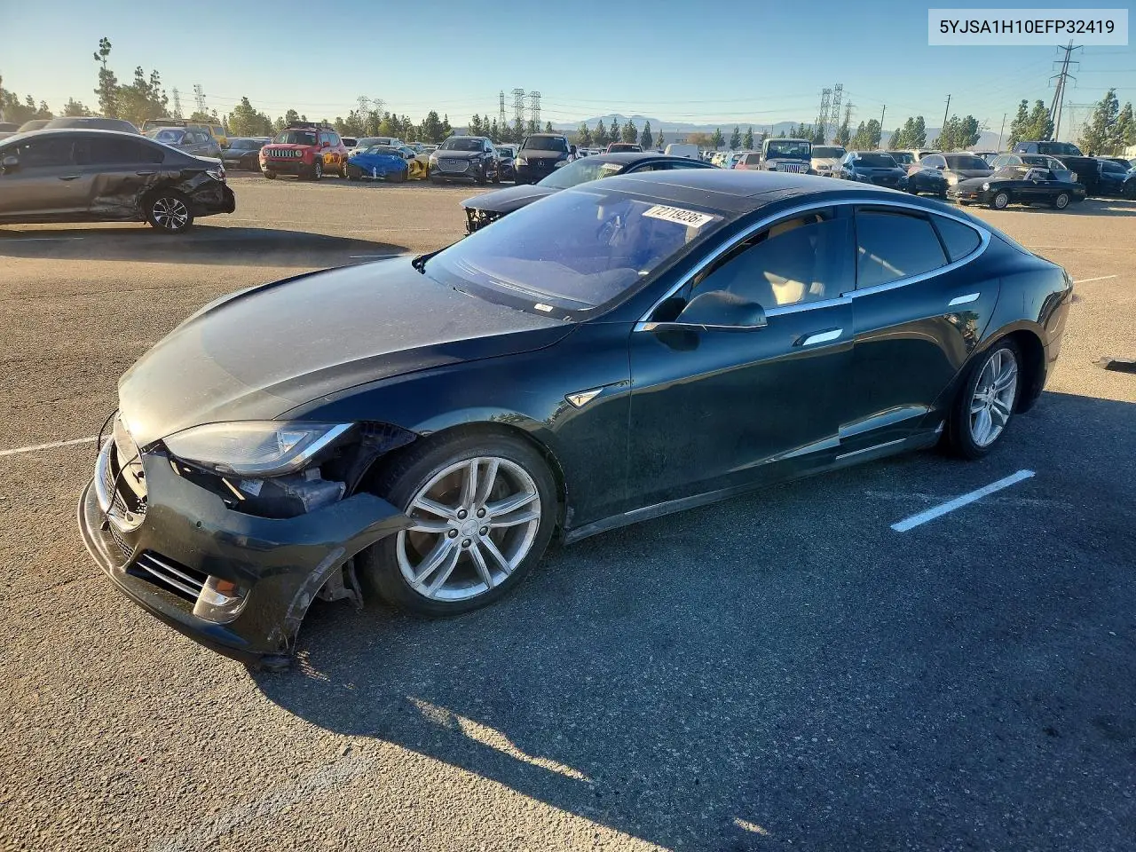 TESLA MODEL S 2014, VIN 5YJSA1H10EFP32419