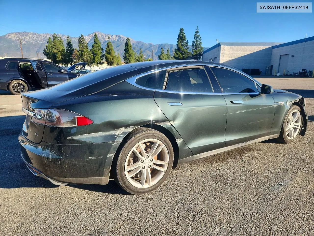 2014 TESLA MODEL S VIN 5YJSA1H10EFP32419 — фото 3
