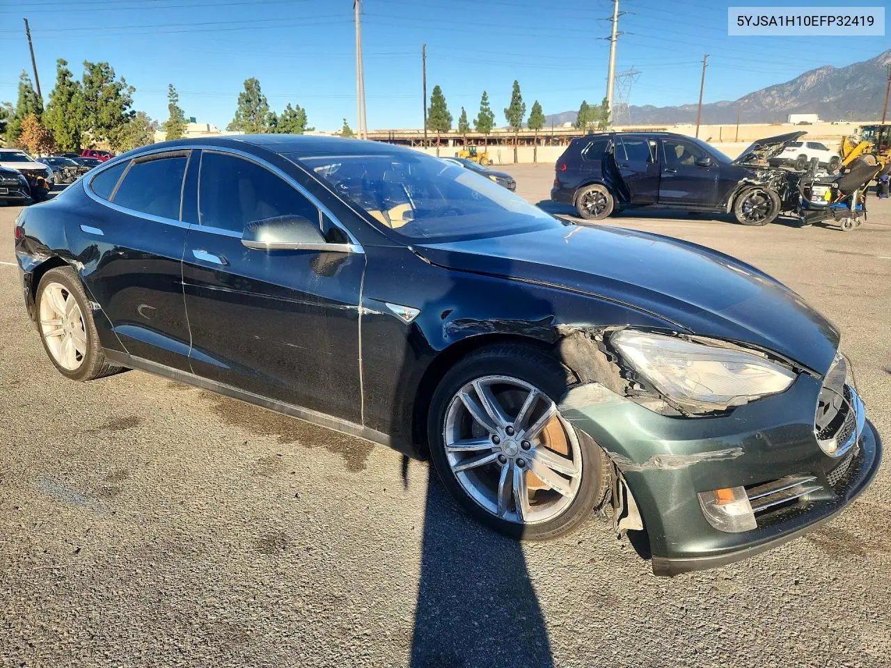 2014 TESLA MODEL S VIN 5YJSA1H10EFP32419 — фото 4