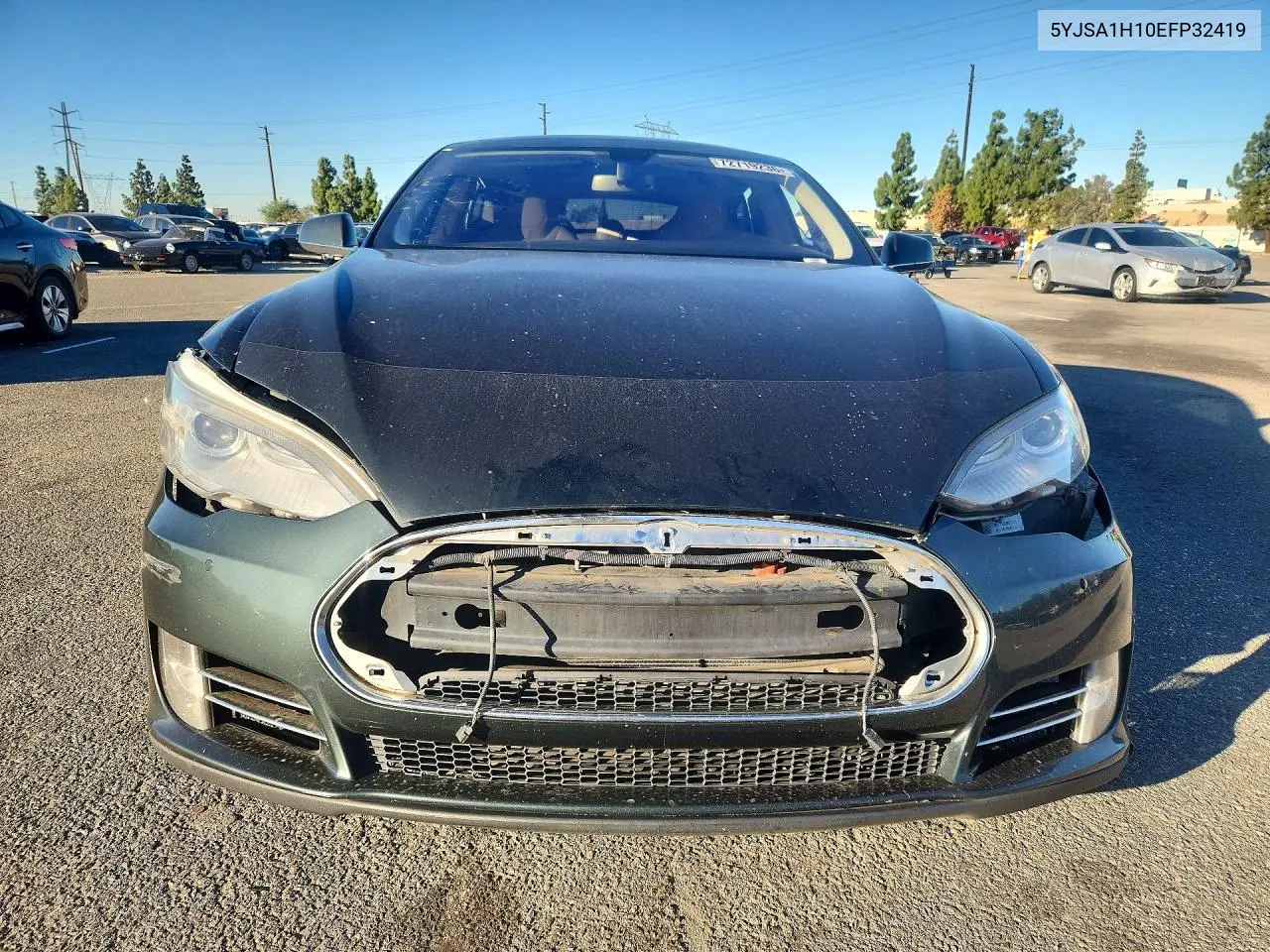 2014 TESLA MODEL S VIN 5YJSA1H10EFP32419 — фото 5