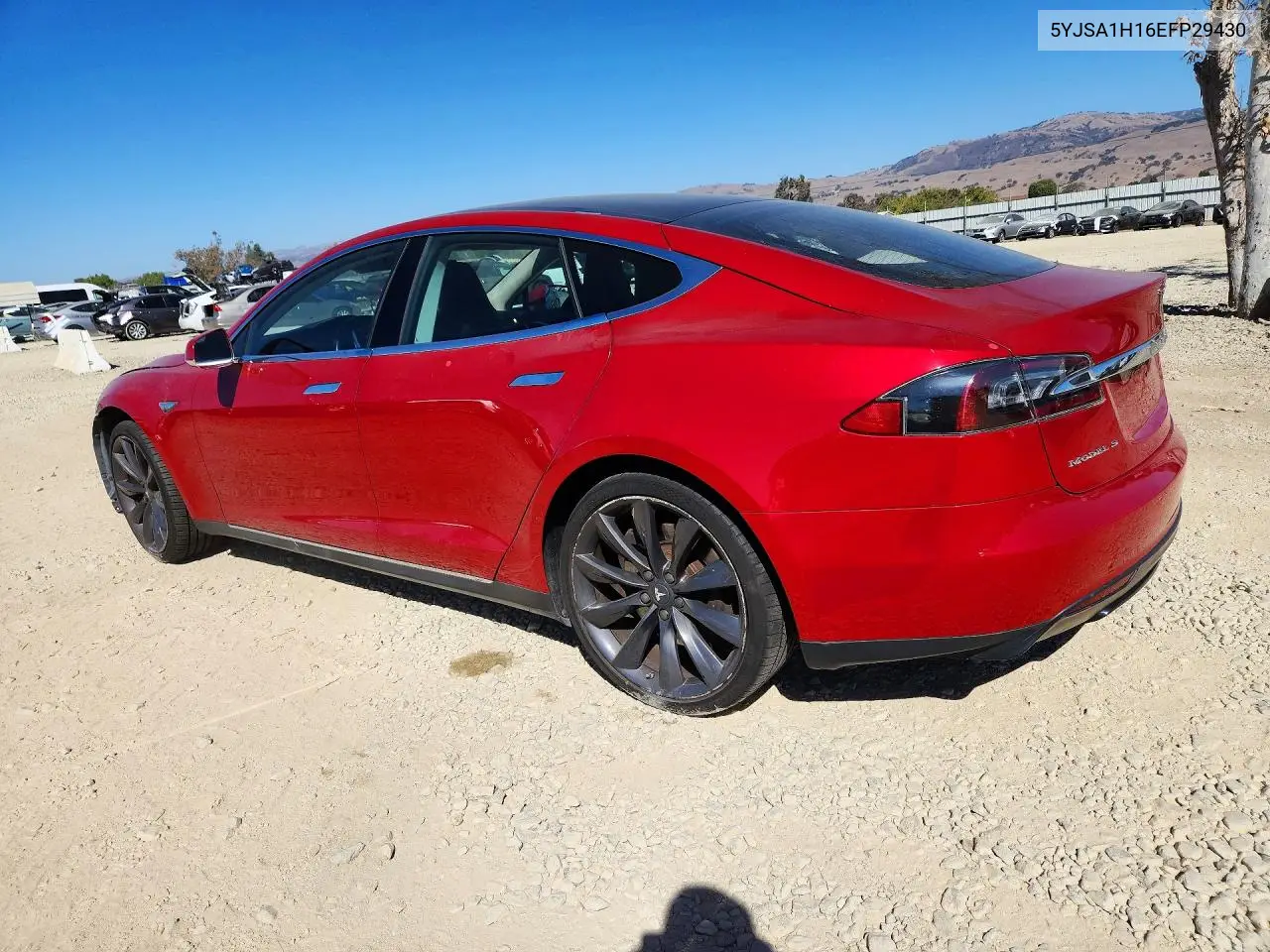 2014 TESLA MODEL S VIN 5YJSA1H16EFP29430 — фото 2