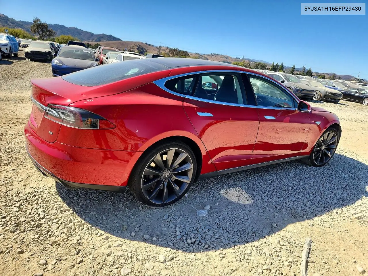 2014 TESLA MODEL S VIN 5YJSA1H16EFP29430 — фото 3