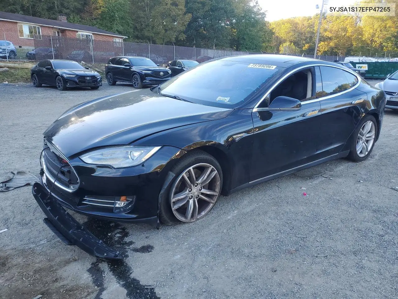TESLA MODEL S 2014, VIN 5YJSA1S17EFP47265