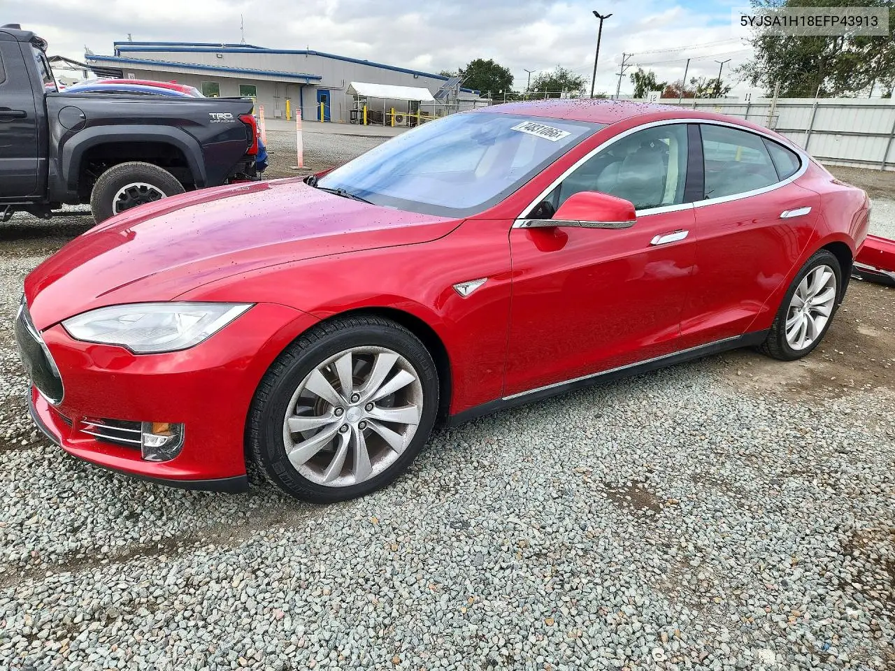 TESLA MODEL S 2014, VIN 5YJSA1H18EFP43913