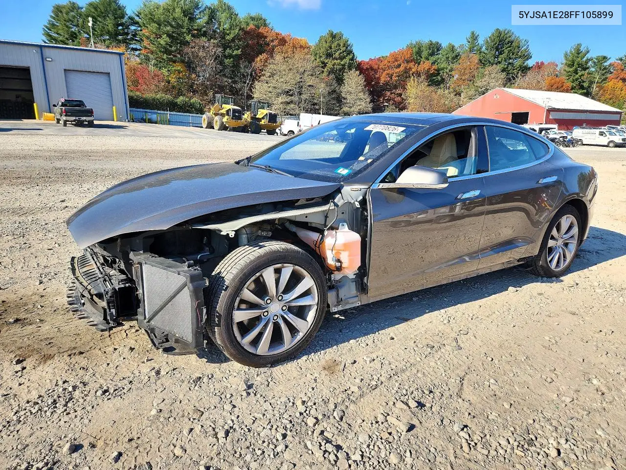 TESLA MODEL S 2015, VIN 5YJSA1E28FF105899