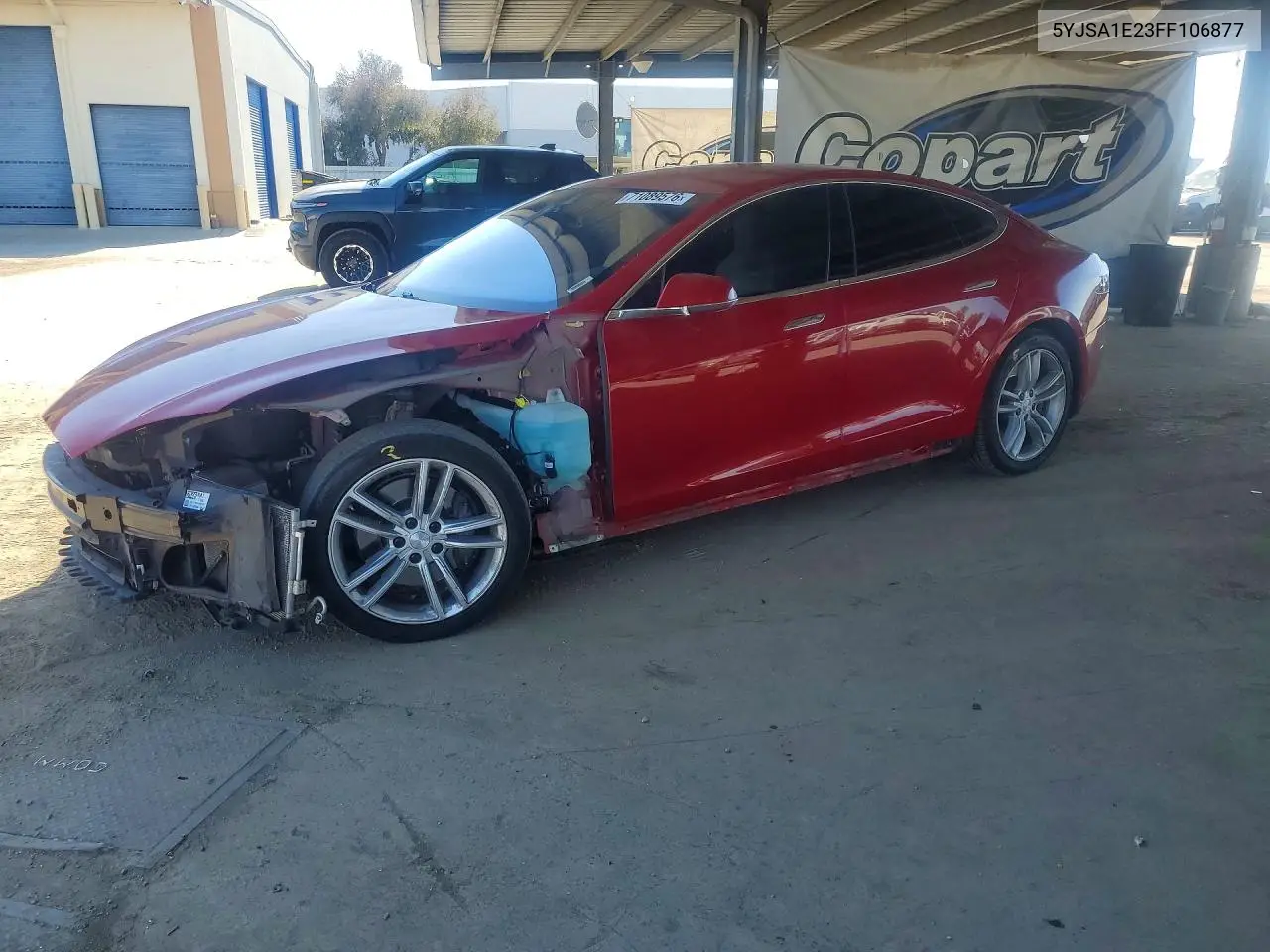 TESLA MODEL S 2015, VIN 5YJSA1E23FF106877