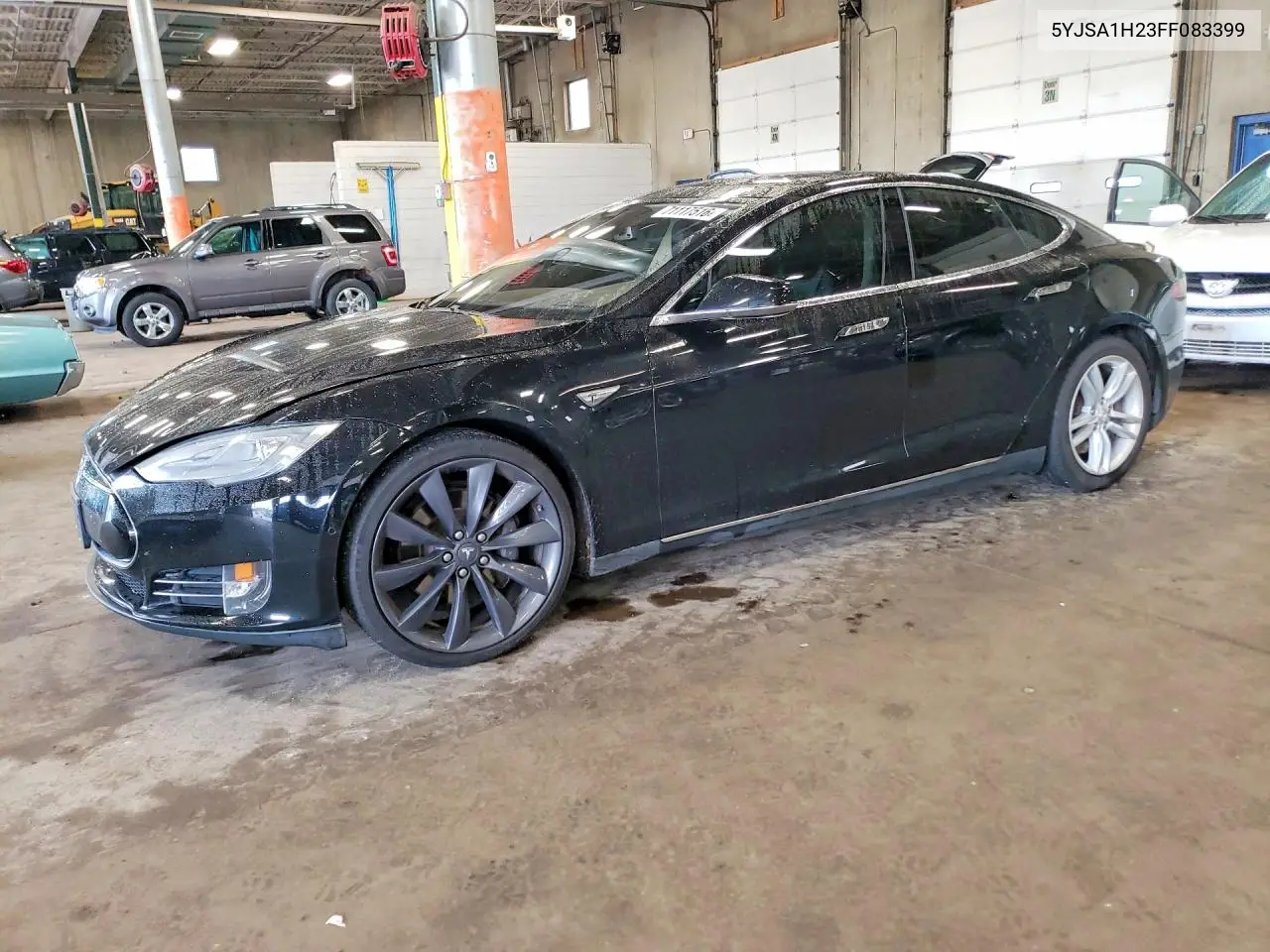 TESLA MODEL S 2015, VIN 5YJSA1H23FF083399