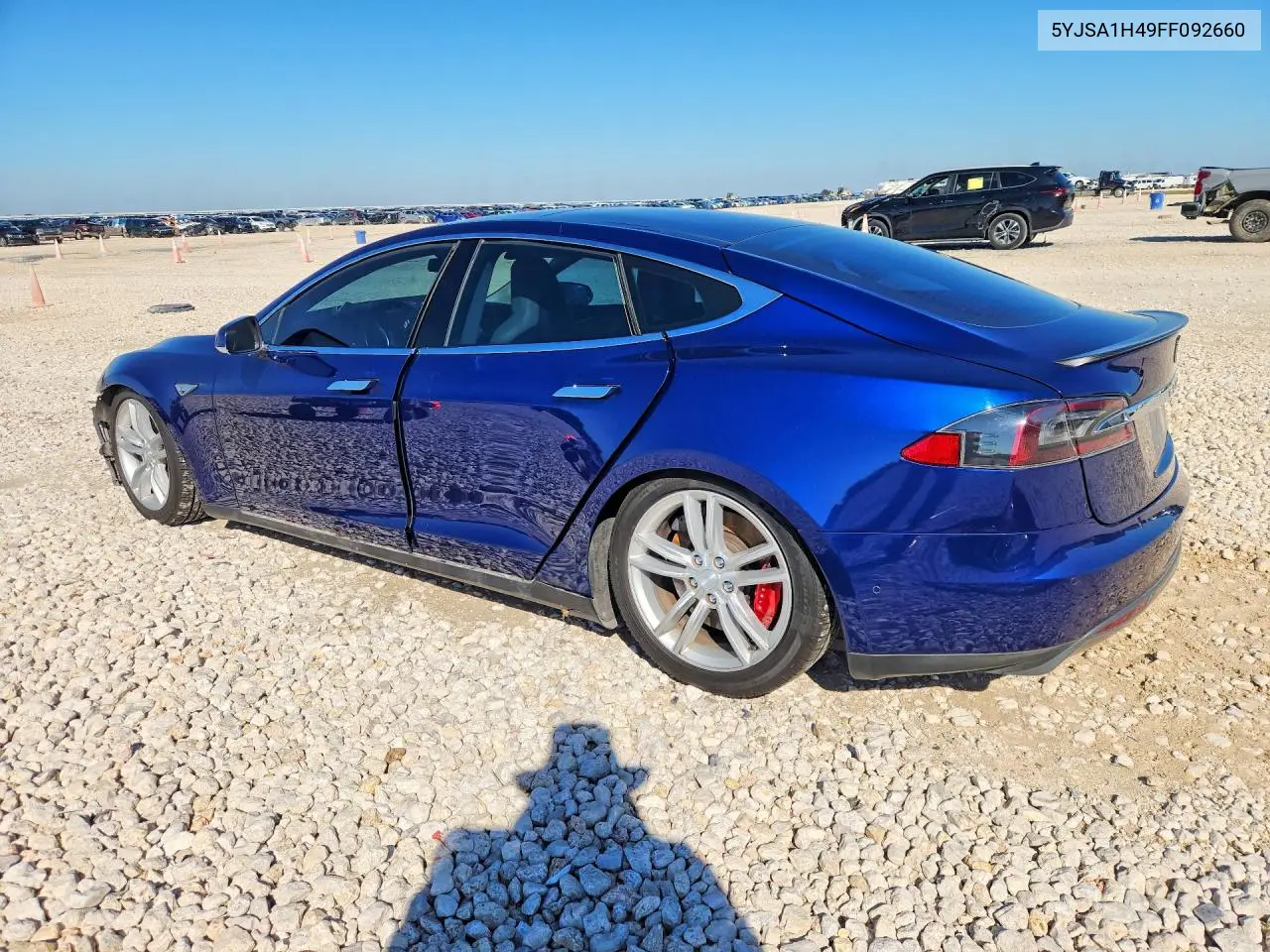 2015 TESLA MODEL S VIN 5YJSA1H49FF092660 — фото 3