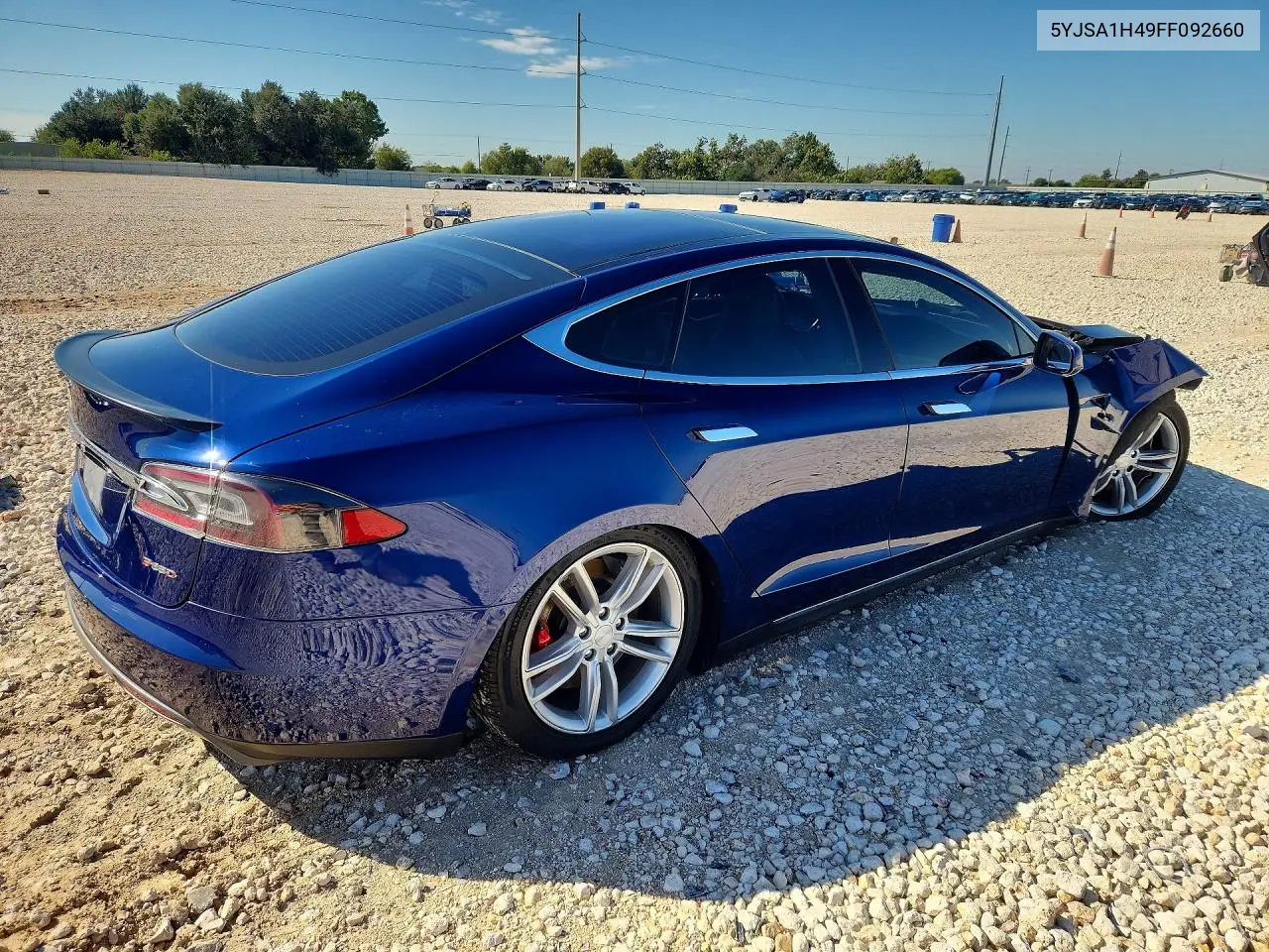 2015 TESLA MODEL S VIN 5YJSA1H49FF092660 — фото 4