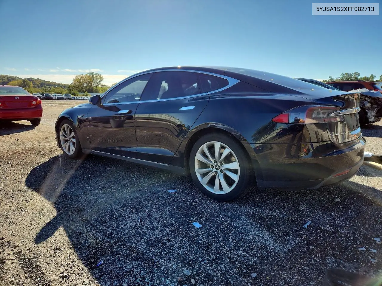 2015 TESLA MODEL S VIN 5YJSA1S2XFF082713 — фото 2