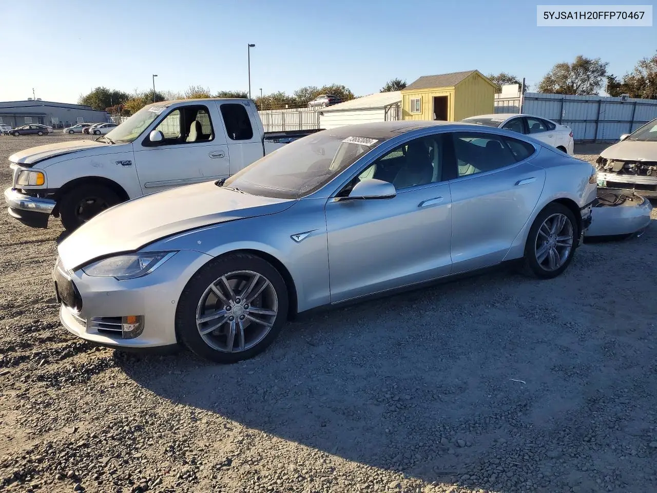 TESLA MODEL S 2015, VIN 5YJSA1H20FFP70467