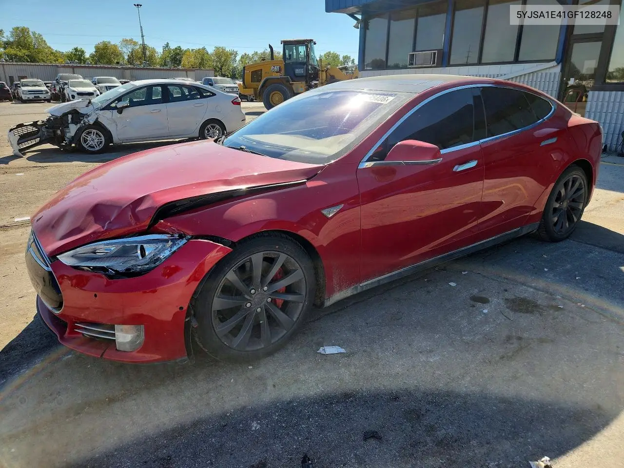 TESLA MODEL S 2016, VIN 5YJSA1E41GF128248