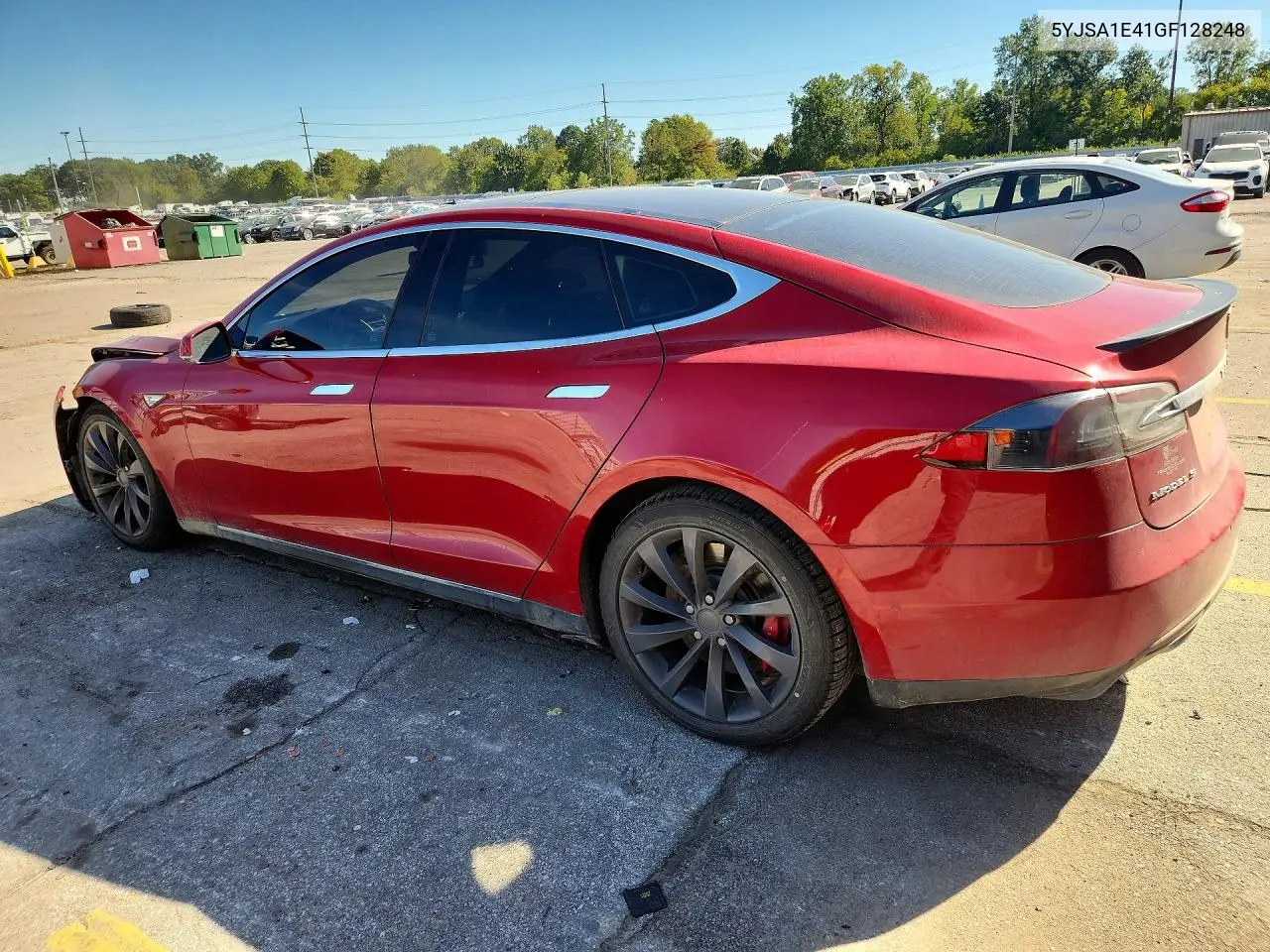 2016 TESLA MODEL S VIN 5YJSA1E41GF128248 — фото 2