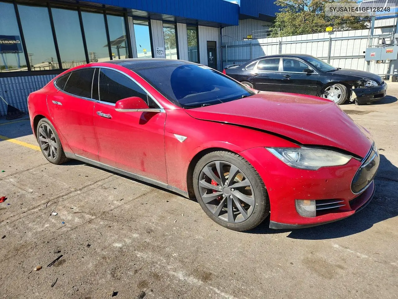 2016 TESLA MODEL S VIN 5YJSA1E41GF128248 — фото 4