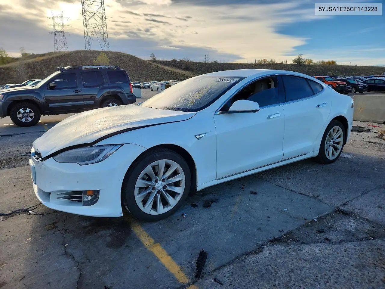 TESLA MODEL S 2016, VIN 5YJSA1E26GF143228