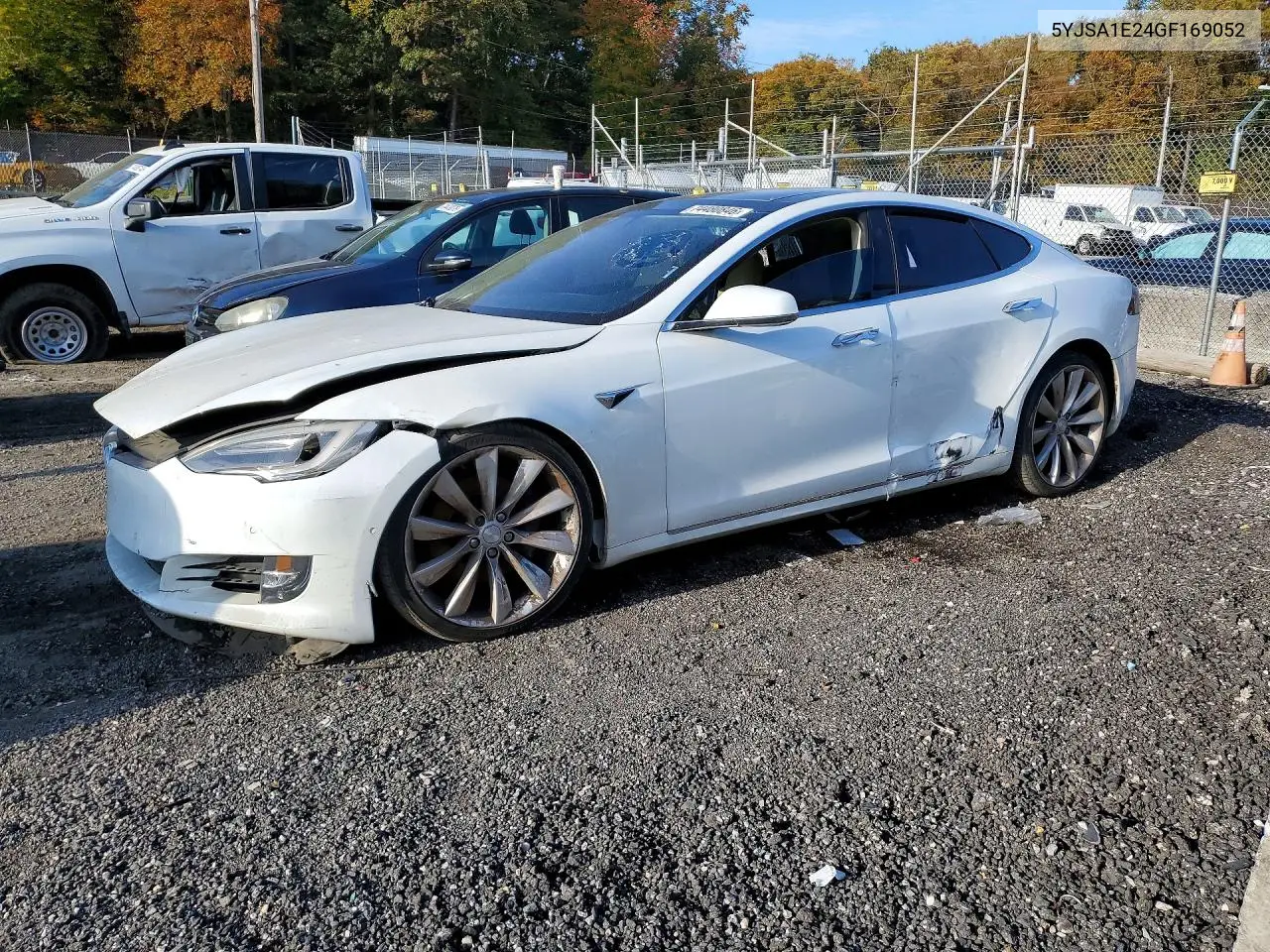 TESLA MODEL S 2016, VIN 5YJSA1E24GF169052