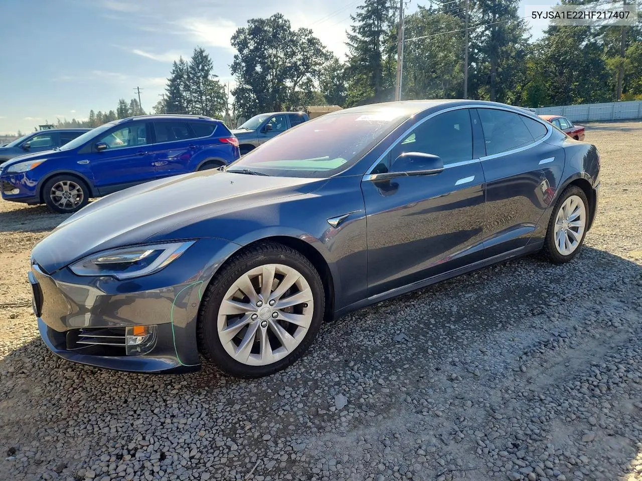 TESLA MODEL S 2017, VIN 5YJSA1E22HF217407
