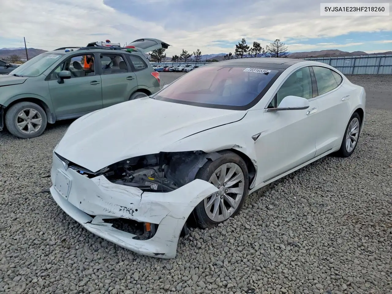 TESLA MODEL S 2017, VIN 5YJSA1E23HF218260