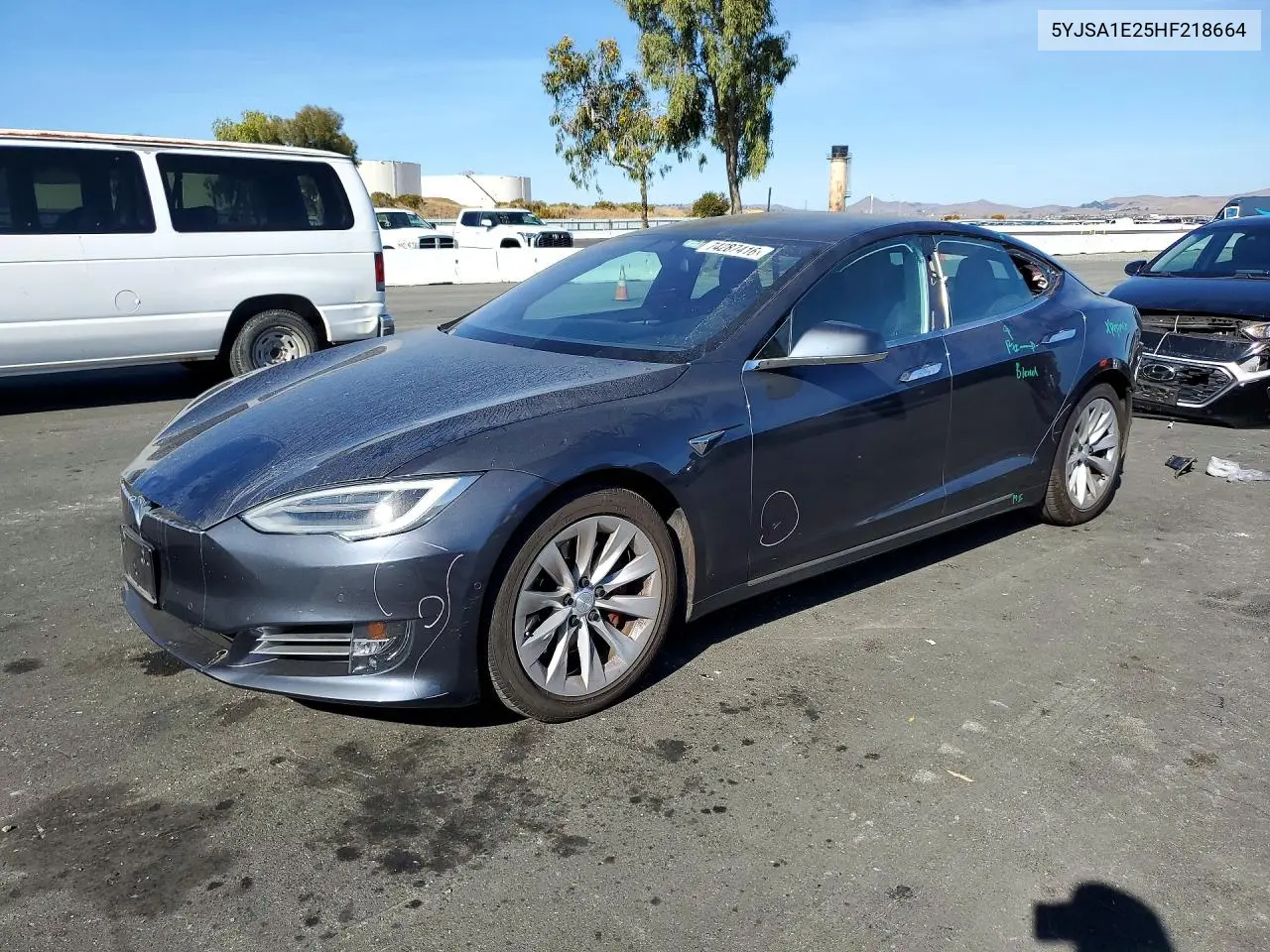TESLA MODEL S 2017, VIN 5YJSA1E25HF218664