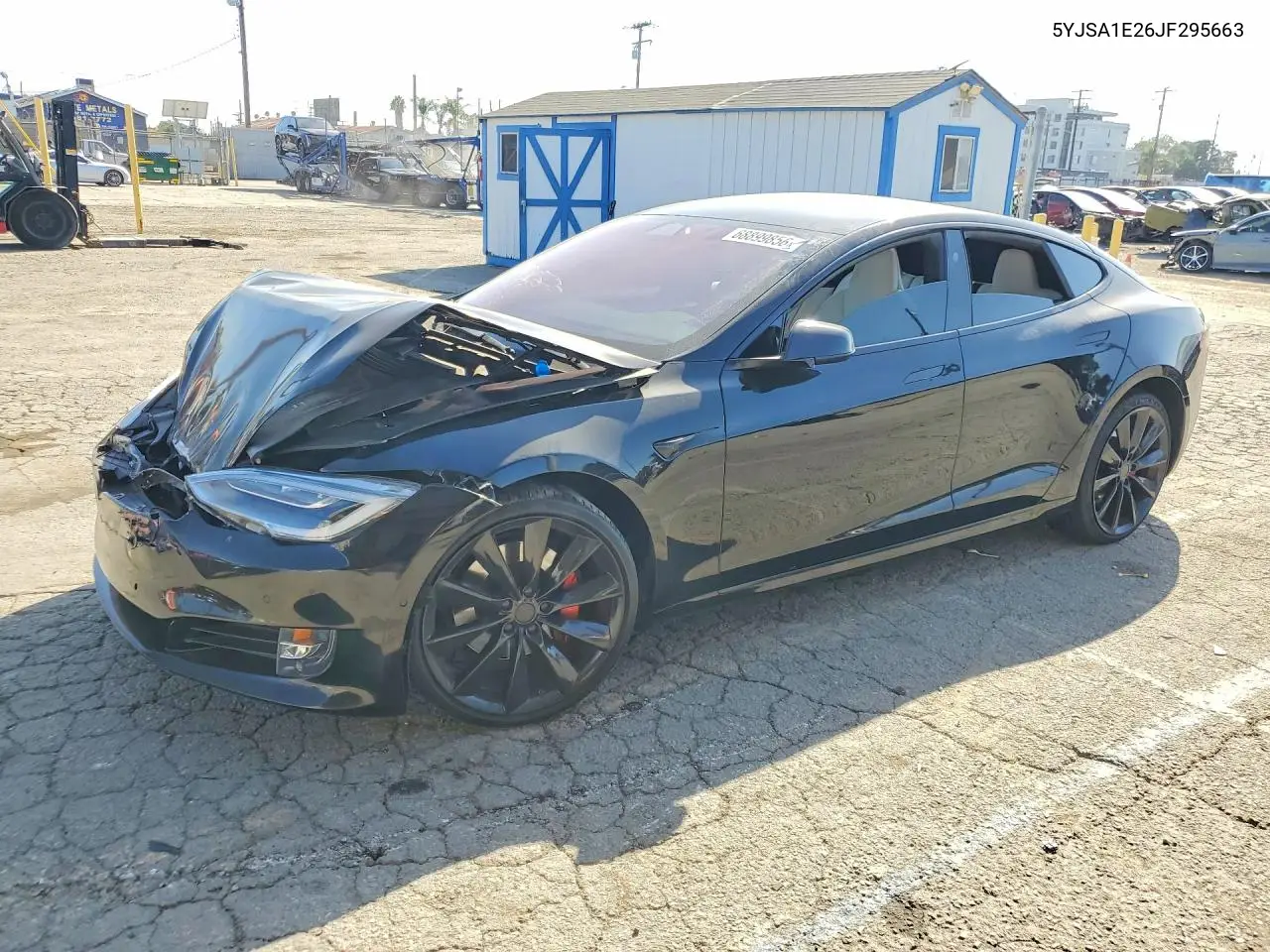 TESLA MODEL S 2018, VIN 5YJSA1E26JF295663