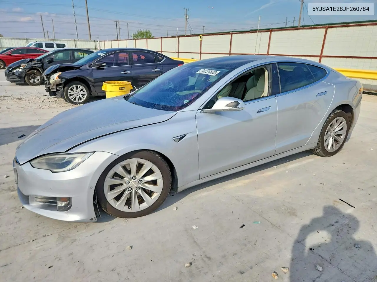TESLA MODEL S 2018, VIN 5YJSA1E28JF260784