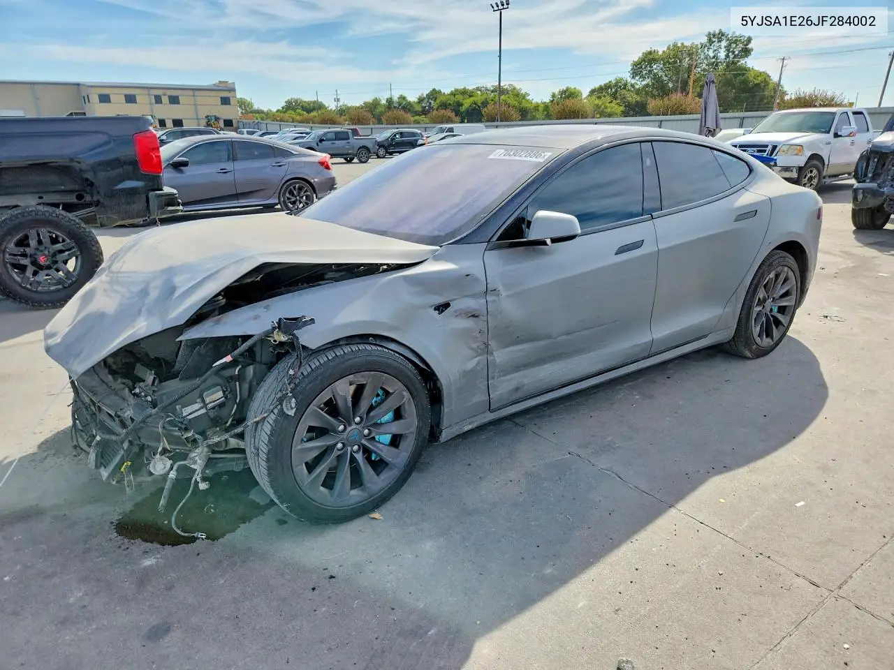 TESLA MODEL S 2018, VIN 5YJSA1E26JF284002