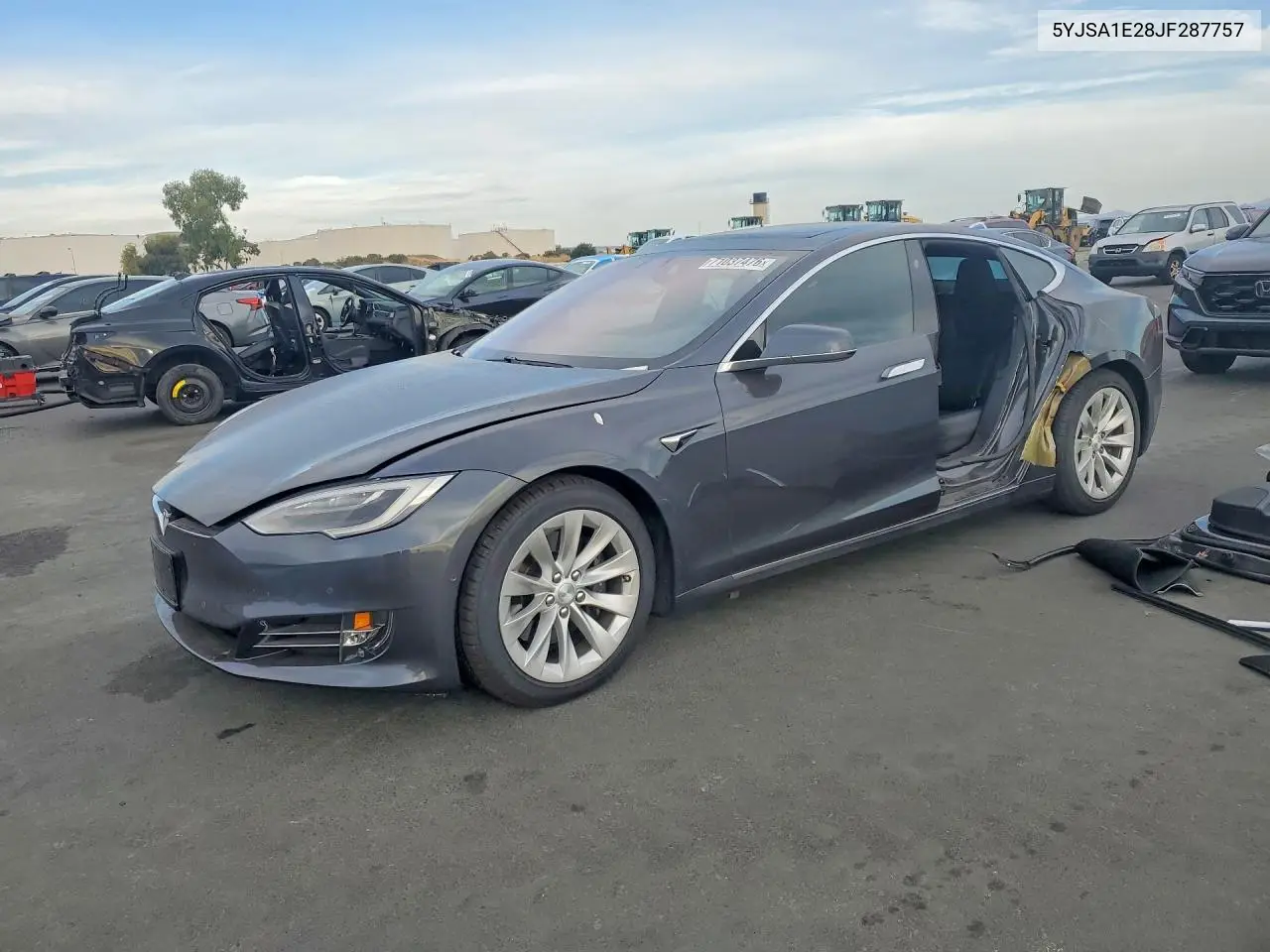 TESLA MODEL S 2018, VIN 5YJSA1E28JF287757