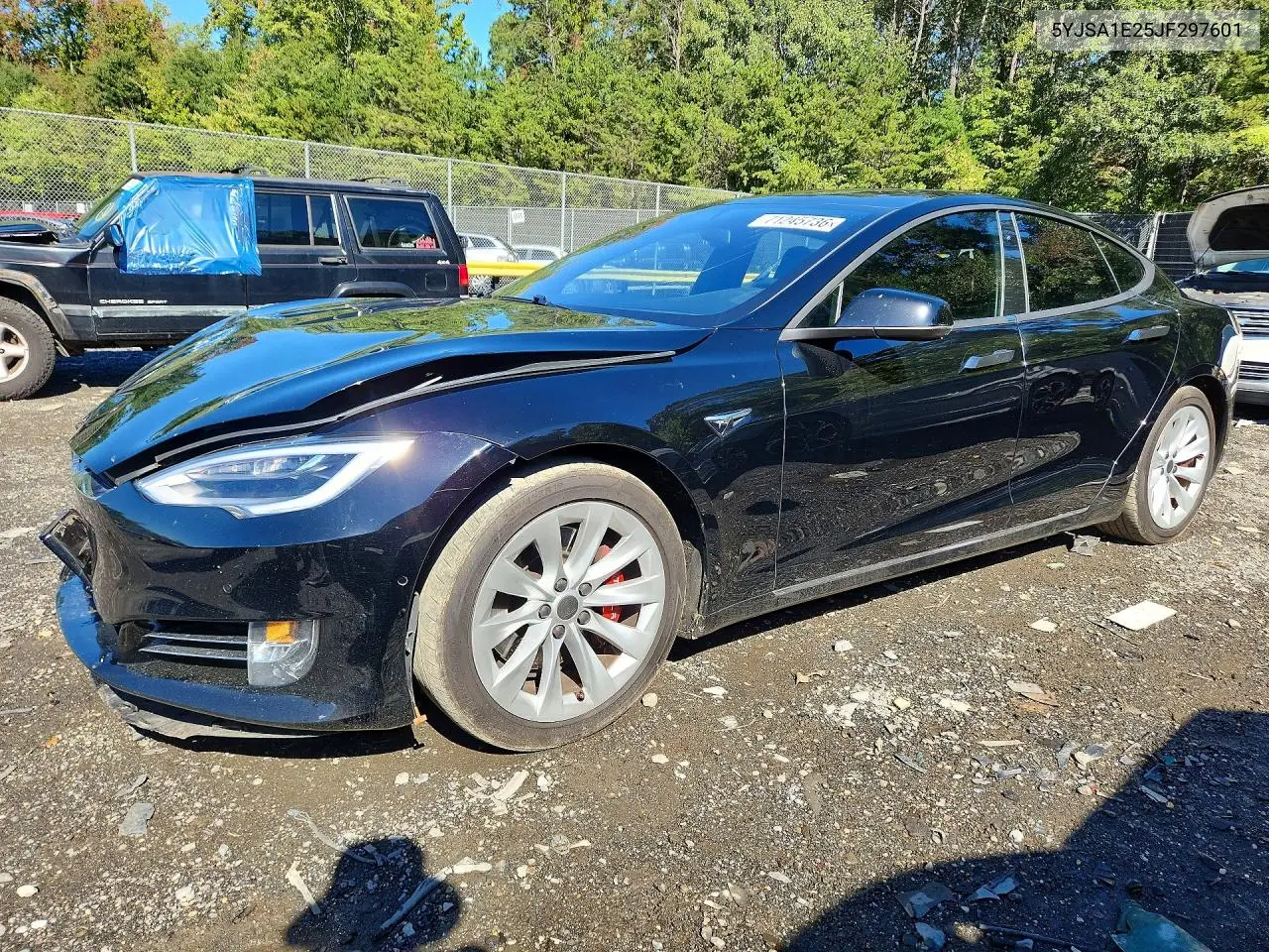 TESLA MODEL S 2018, VIN 5YJSA1E25JF297601